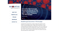 Desktop Screenshot of innovativemedconcepts.com